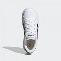 Adidas Grand Court Lifestyle Tennis Lace-Up GW6511 Bağcıklı Erkek Çocuk Günlük Ayakkabı Beyaz
