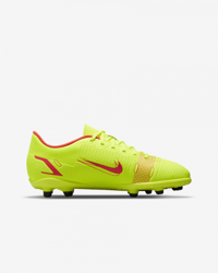 Nike Jr. Mercurial Vapor 14 Club FG/MG CV0823-760 Bağcıklı Çivili Krampon Yeşil