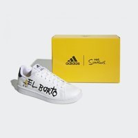 Adidas Advantage The Simpson GZ5306 Ortopedik Bağcıklı Erkek Tenis Ayakkabısı Beyaz