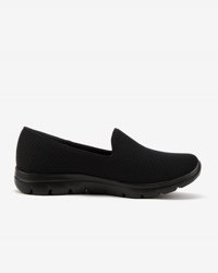 Skechers Summits 896123TK-BBK Ortopedik Bağcıksız Kadın Yürüyüş Ayakkabısı Siyah
