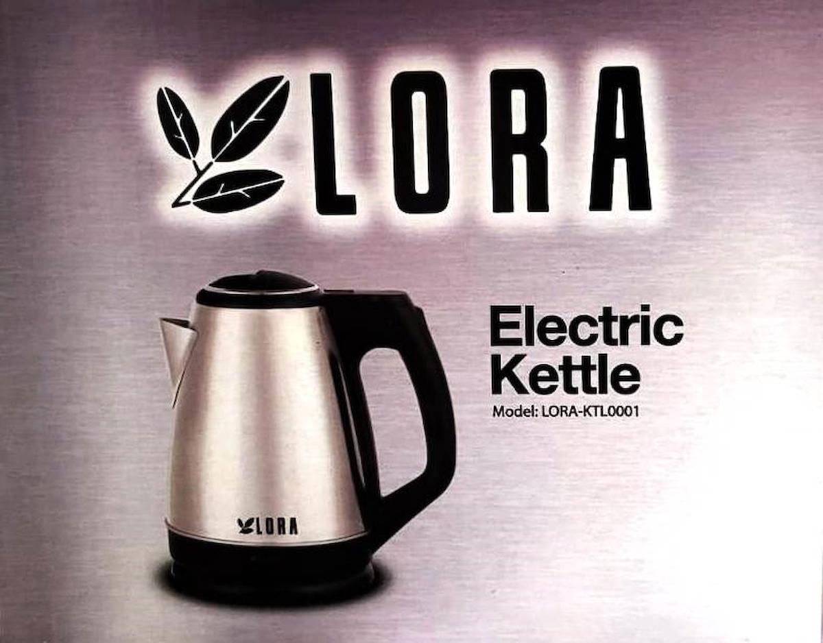 Lora KTL0001 Çelik 1.2 lt 1500 W Işıklı İnox Kettle