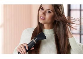 Philips Hava Üflemeli 3000 22 mm Düzleştirici İyonlu Kablosuz Saç Maşası