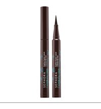 Sephora Suya Dayanıklı Glitter Siyah İnce Uçlu Likit Eyeliner