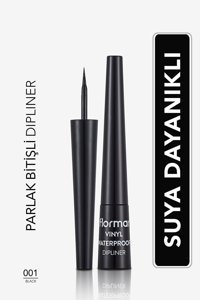 Flormar Suya Dayanıklı Mat Siyah İnce Uçlu Likit Eyeliner