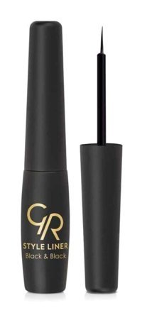 Golden Rose Suya Dayanıklı Metal Siyah İnce Uçlu Likit Eyeliner