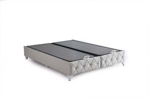 Vivense Baza 160 x 200 cm Sandıklı Tek Kişilik Baza Gri