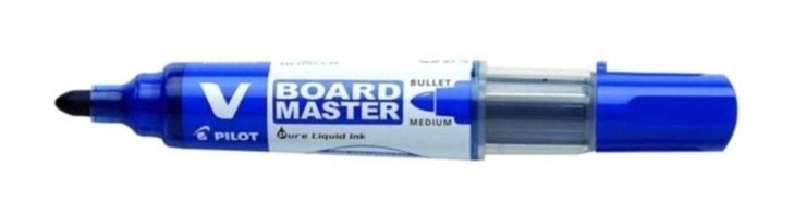 Pilot V board 10'lu Doldurulabilir Silinebilir Mavi Tahta Kalemi
