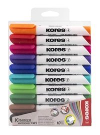 Kores 10'lu Silinebilir Renkli Tahta Kalemi