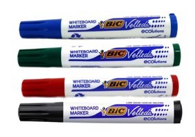 Bic 1701 4'lü Doldurulabilir Silinebilir Renkli Tahta Kalemi