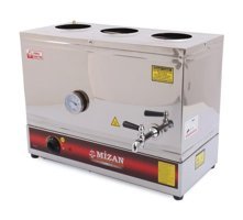 Mizan C40 2000 W 4 lt Çelik Elektrikli Semaver Gri