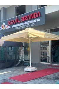 Sevil Branda Açılır Kapanır Kare Bahçe Şemsiyesi