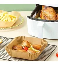 Kiesa Kare Airfryer Pişirme Kağıdı 50 Adet