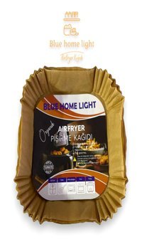Blue Home Lıght Kare Airfryer Pişirme Kağıdı 100 Adet