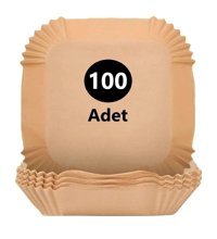 La Clem Kare Tabak Airfryer Pişirme Kağıdı 100 Adet