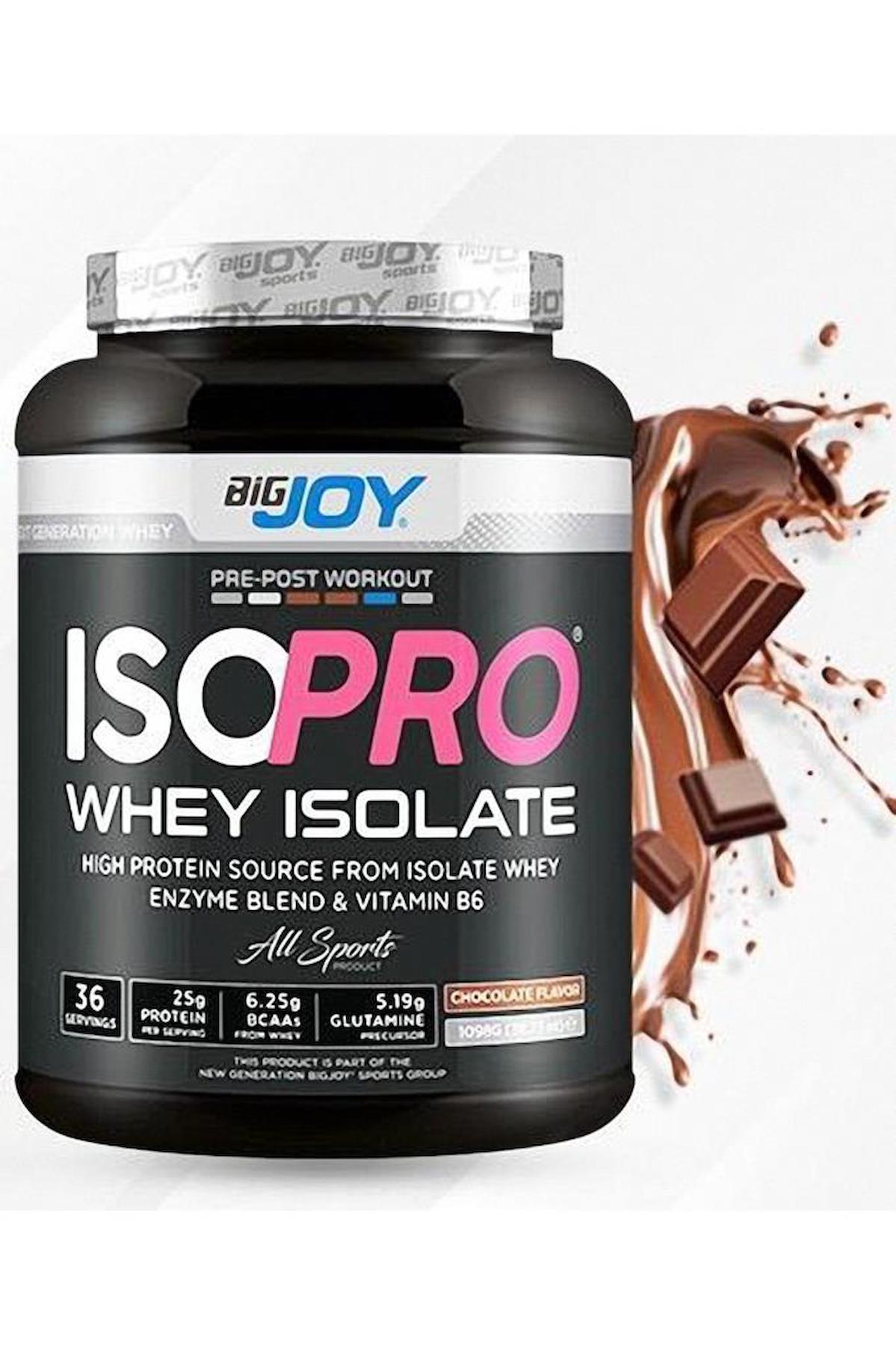 Bigjoy Isopro Çikolatalı Whey Protein Protein Tozu 1.08 kg