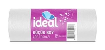 Koroplast Küçük Boy 36x44 cm Çöp Poşeti 30 Adet Beyaz