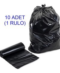 Nistabolje Jumbo Boy 75x90 cm Çöp Poşeti 10 Adet Siyah