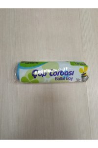 Canhome Şeffaf Battal Boy 65x80 cm Çöp Poşeti 10 Adet Mavi