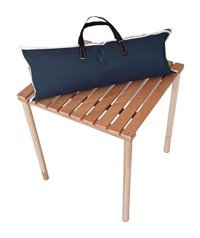Prado 50 cm Çantalı Kare Ahşap Kahverengi Kamp Maması