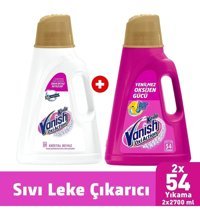 Vanish Sıvı Leke Çıkarıcı 2x2700 ml