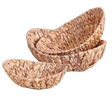 Home Naturel Hasır Kayık Ekmek Sepeti - Sadece Büyük Boy