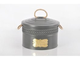 Yıldıray Metal Yuvarlak Metal Kapaklı Ekmeklik