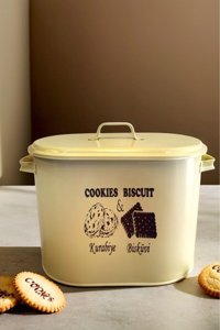 Arma House Metal Bölmeli Kurabiye Bisküvi Ekmek Sepeti ve Organizer 33*25 cm