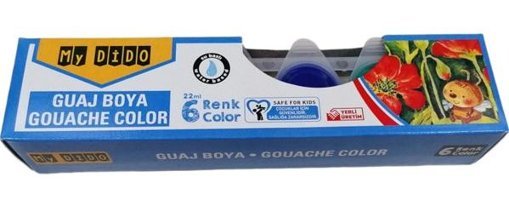My Dido Çok Renkli 6x22 ml Guaj Boya Seti