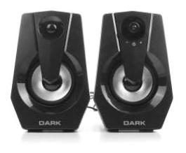Dark DK-AC-SP100 RGB USB Kablolu 1+1 Bilgisayar Hoparlörü