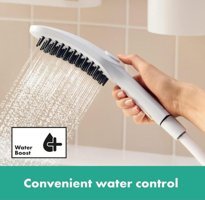 Hansgrohe Köpek Duşu Pirinç Dikdörtgen Sprey - Yağmur El Duş Başlığı Beyaz