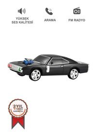 Torima WS-1968 10 W Radyolu Işıklı Taşınabilir Siyah Bluetooth Hoparlör