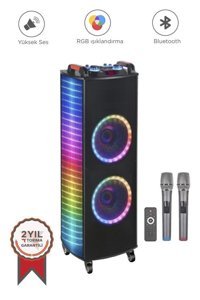 Torima NDR-1010S Radyolu Işıklı Taşınabilir Siyah Bluetooth Hoparlör