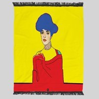 Towdoo The Lady Pamuklu Plaj Havlusu Çok Renkli