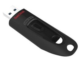Sandisk Ultra USB 3.0 USB Type A 128 GB Flash Belek Siyah