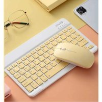 Platoon PL 388 Işıklı Sessiz Sarı Kablosuz Klavye Mouse Seti