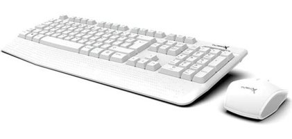 Turbox Workeys Sessiz Beyaz Kablosuz Klavye Mouse Seti
