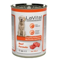La Vital Bağışıklık Sistemi Destekleyici Biftekli Yetişkin Köpek Maması 400 gr Tekli