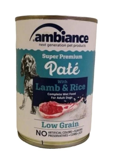 Ambiance Süper Premium Kuzu Etli Ezme Yetişkin Köpek Maması 400 gr Tekli