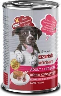 Zurich Veterinaire Kuzu Etli Yetişkin Köpek Maması 415 gr Tekli