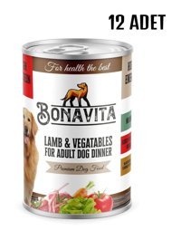 Bonavita Kuzu Etli-Sebzeli Yetişkin Köpek Maması 400 gr Tekli