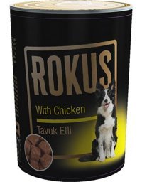 Rokus Tavuklu Parça Etli Yetişkin Köpek Maması 6 x 410 gr 6'lı