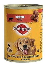 Pedigree Sığır Etli Jöleli Yetişkin Köpek Maması 6 x 400 gr 6'lı