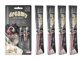 M Pets Morina Balığı-Biftek Sıvı Yetişkin Köpek Maması 4 x 15 gr