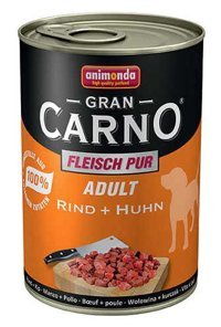 Animonda Gran Carno Sığır Etli-Tavuklu Yetişkin Köpek Maması 6 x 400 gr 6'lı