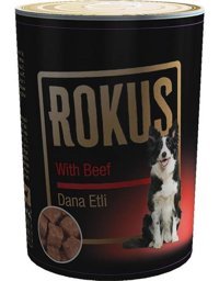 Rokus Dana Etli Parça Etli Yetişkin Köpek Maması 6 x 410 gr 6'lı