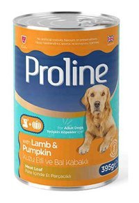 Proline Bal Kabaklı-Kuzu Et Parçacıklı Yetişkin Köpek Maması 395 gr Tekli