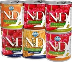 N&D Quinoa Karışık Etli Yetişkin Köpek Maması 6 x 285 gr 6'lı