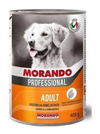 Morando Professional Kuzu-Pirinç Parça Etli Yetişkin Köpek Maması 405 gr Tekli