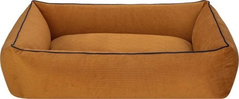 Pet Comfort Biyeli Yıkanabilir Büyük Irk Ev Tipi Köpek Yatağı Hardal