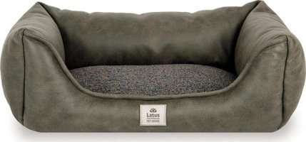 Lotus Furniture Pet Series Aster Yıkanabilir Küçük Irk Ev İçi Köpek Yatağı Haki